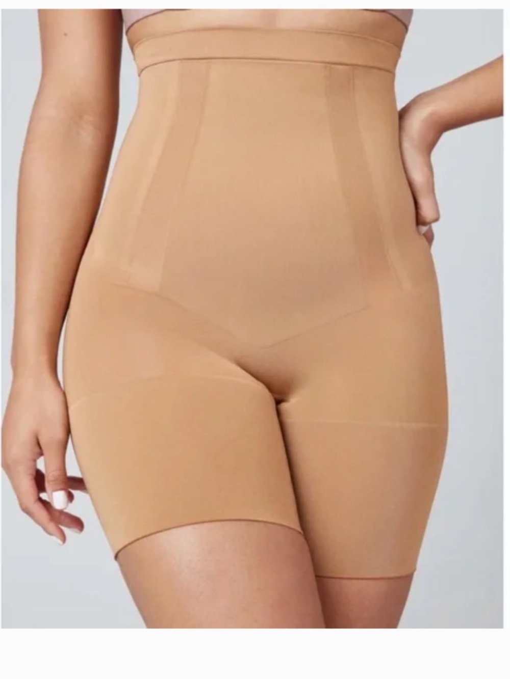 SPANX OnCore Sz XL Sculpting High Waisted Mid Thigh Short